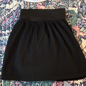 all in motion Black Pleated Skater Skirt